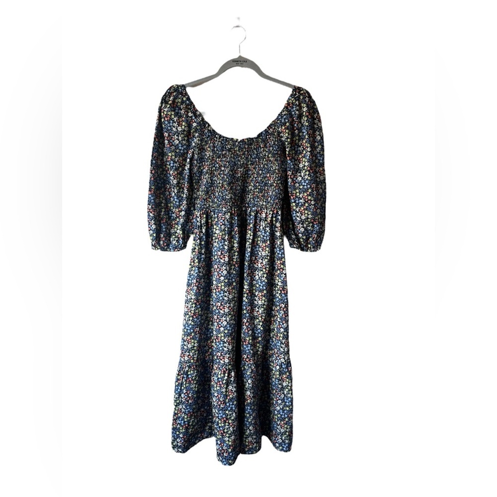 GAP Multicolor Floral Smocked Maxi Dress S